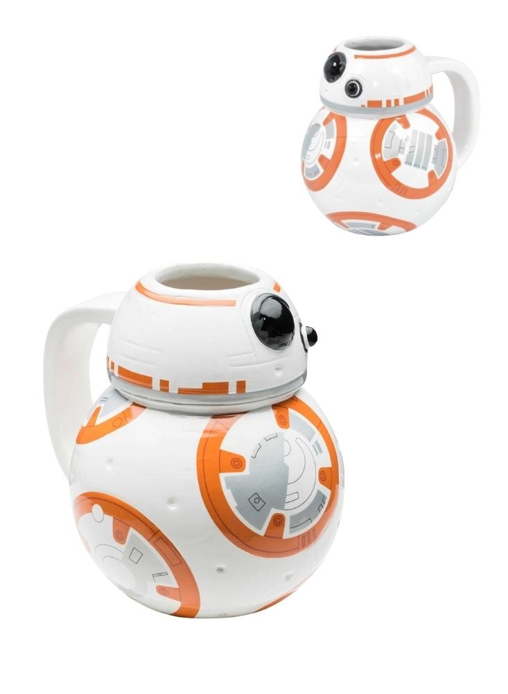 بريميم كوب سيراميك على شكل شخصية بي بي ثمانية – كوب قهوة ثلاثي الأبعاد مستوحى من سلسلة حرب النجوم - Image 1